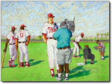 Sport Painting - yxr0050 impressionism oil painting sport